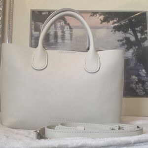 Portland Leather Raindrop Crossbody Satchel